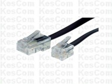 Telefonadapter Westernstecker 8/4 RJ45 auf 6/4 RJ12 3m