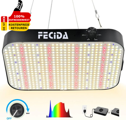 Dimmbarer led grow lampe 600w - dimmbarer,