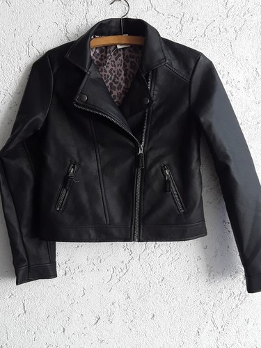 Mädchen lederjacke 134 - lederjacke, gr.
