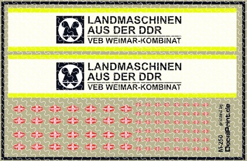Decals satz ddr - satz,