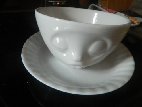 Gesichts tasse set aus - tasse,