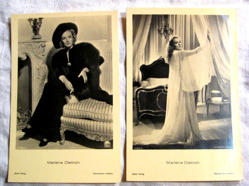 Marlene dietrich postkarte - 2, x