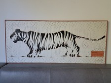 David Apciauri Tiger Bild Abstrakte Malerei Tiere Moderne Kunst  60x140cm