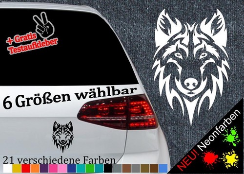 Wolf tuning aufkleber racing - wolf,