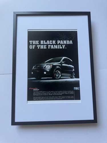 Neu gerahmter druck - fiat, panda