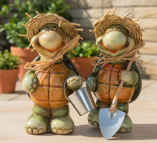 Gartenfigur schildkröte - gartenfigur,