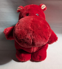 Nilpferd Rot Plüsch