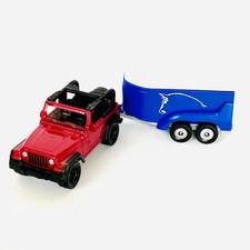 Siku 1651 1:55 Jeep Wrangler 4.0 2024 mit Pferd und Böckmann-Anhänger neu in OVP
