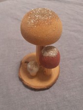◇ Deko Holz Pilze ? von Ernsting's Family, ca. 11 cm