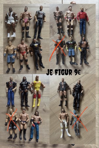 Mattel wwe figuren konvolut - mattel,