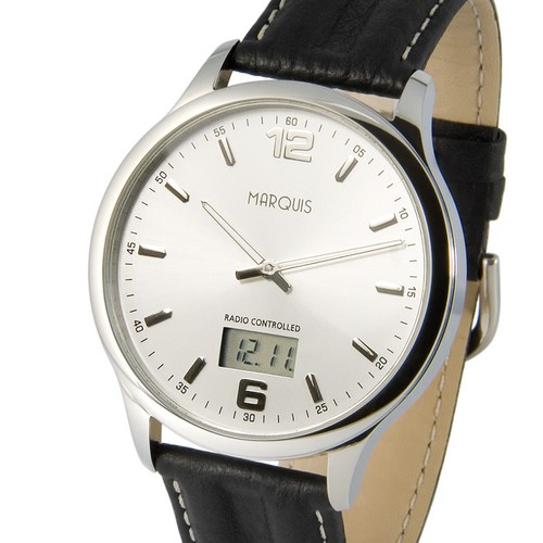 Elegante herren funkuhr - herren,