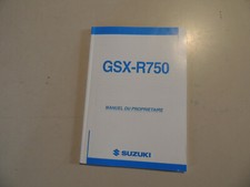 2004 Suzuki GSX R 750 Manuel d entretien conducteur du proprietaire 