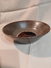 tolle Keramik-Schale FAT LAVA Style Ø 23,3 cm signiert: Rossi, (Enzo Rossi?)