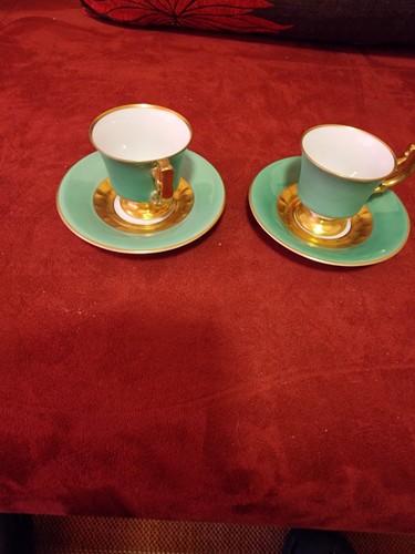 Vintage mokkatasse prunkgedeck - vintage,