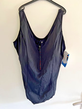 NEU! toller, ausgefallener Badeanzug, 56 mit Strass-Reißverschluss