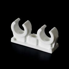 100 Rohr Clips Klemme DOPPELT