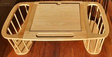 Betttisch, Klappbar, Frühstück im Bett, Holz-massiv, ca. 72x 43x 18cm