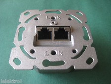 CAT.6 Netzwerkdose Datendose passend u.a für Gira Jung Busch Jäger Merten Berker