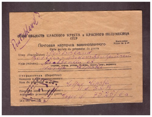 Kriegsgefangenenpost aus - kriegsgefangenenpost,
