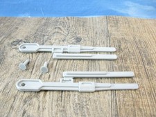 2 x Dampflok Treibstange mit 2 Bolzen, Playmobil Kompatibel Eisenbahn'