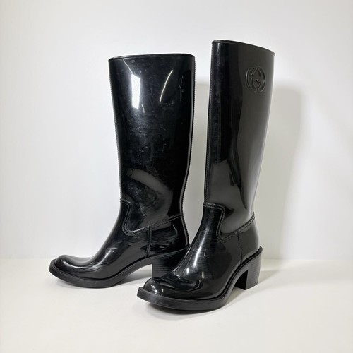 Gucci lange regenstiefel eu36 - gucci,