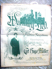uraltes Notenblatt