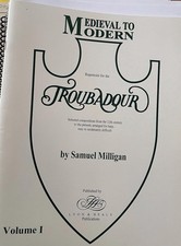 Noten Harfe, Samuel Milligan, Repertoire For The Troubadour
