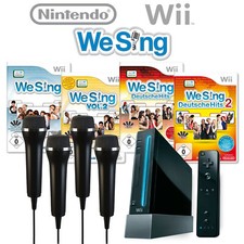 Nintendo Wii Konsole + WE SING Spiele-Wahl & Mikro 🎤🎶🎉 KARAOKE Party-Spaß