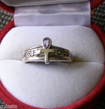 ÄGYPTISCHER ANKH RING - 925