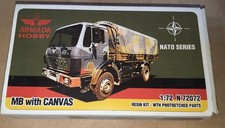 1/72 Armada Hobby Mercedes MB 1017 Mit Plane Resin Ungebaut