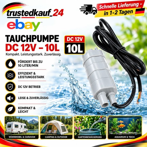 10l tauchpumpe 12v - tauchpumpe, dc