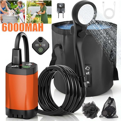 Camping dusche mit 6000mah - mit,