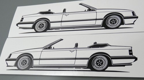 Opel monza sticker silhouette - opel,