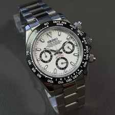 SEIKTONA Panda Dial – VK63 Quartz Chronograph | Tachy Bezel | Oyster Bracelet