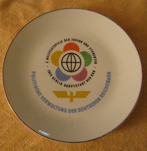 Ehrenteller ddr weltfestspiele - ehrenteller,