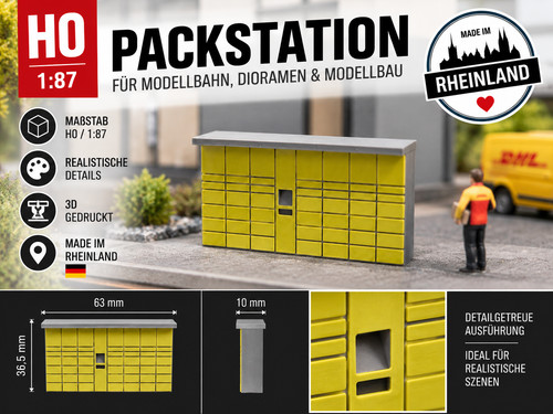 Packstation 87 - h0, 1:87
