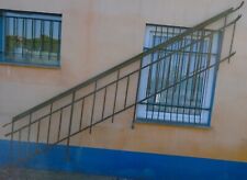 Altes Eisengeländer Zaunelement Balkongeländer Rankgitter Eisen Zaun Geländer 35