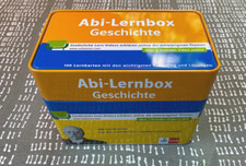 Abi-Lernbox Geschichte. 100 Lernkarten in Metallbox. Klett