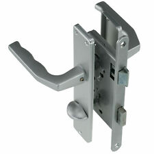 WC-Tür-Schloss Set 18x235 Din Rechts mit Griffen und Blenden F1