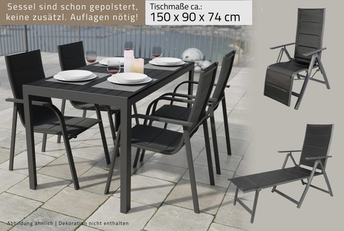 Alu gartensitzgruppe - alu,
