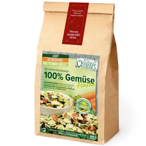 10kg 100 gemüse - 100%, gemüse-flocken