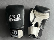 U.N.O.Sports Boxhandschuhe 10 OZ, Trainerpratze und Boxbandagen