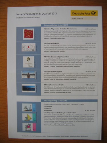 Pwz deutsche post philatelie - post,