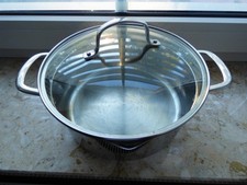 Kochtopf Thomas Rosenthal Group 4 l mit Glasdeckel integrierte Sieblöcher