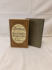 Arno Holz – Dafnis • Faksimile der Erstausgabe 1904 • Piper 1979 • im Schuber 