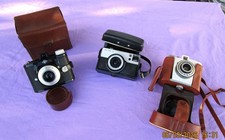Drei Vintage-Kameras: Agfa