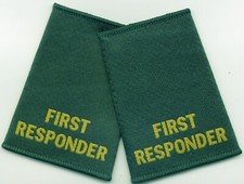 Gewebte first responder - first,