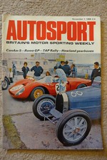 Autosport Magazin 1. November 1968 Simca 1100 Vallelunga Mexiko GP Hewland g'box