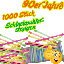 90er Jahre Süßware - Schleckpulverstangen, Brausepulver | Süßware wie damals