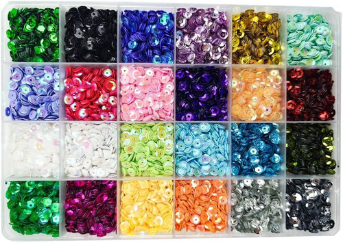 Pailletten bastelset farben - pailletten,